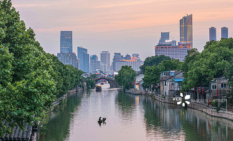 古运河畔图片素材