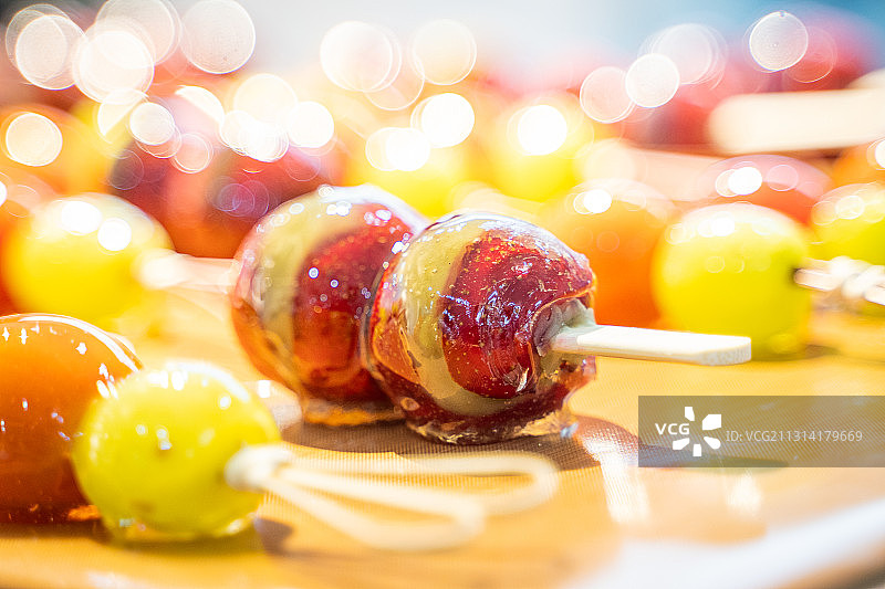 老北京传统小吃-冰糖葫芦图片素材