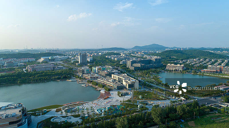 江苏省南京市仙林大学城，坐拥12所大学，被称为江苏高教心脏图片素材