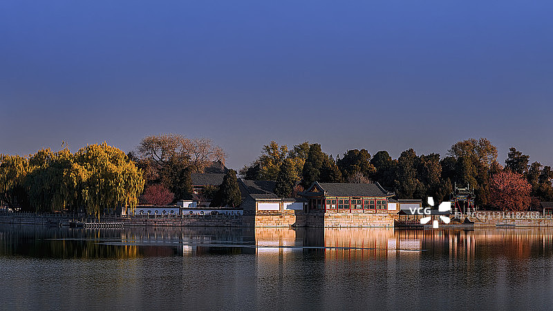 颐和园南湖岛图片素材