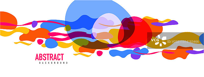 时尚的液体风格塑造抽象设计图片素材