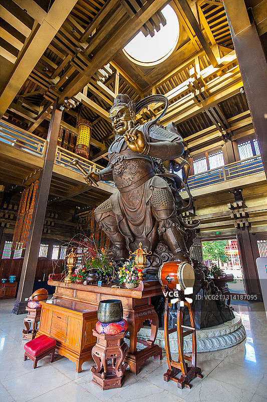 杭州香积寺厨神像图片素材