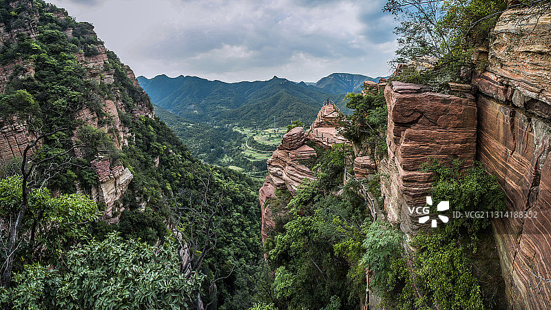 世界地质公园青要山大峡谷图片素材