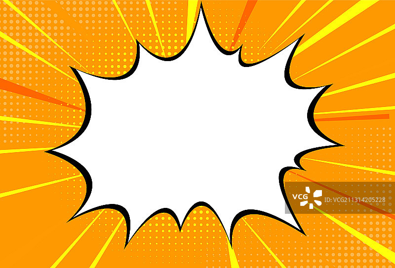 漫画波普艺术风格对话气泡背景图片素材