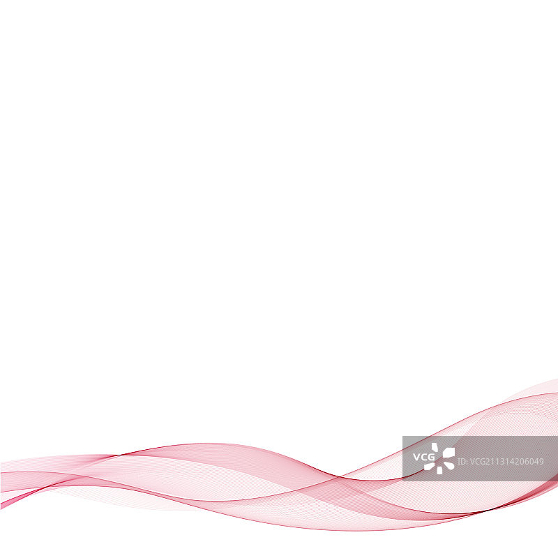 红色波浪抽象背景EPS图片素材