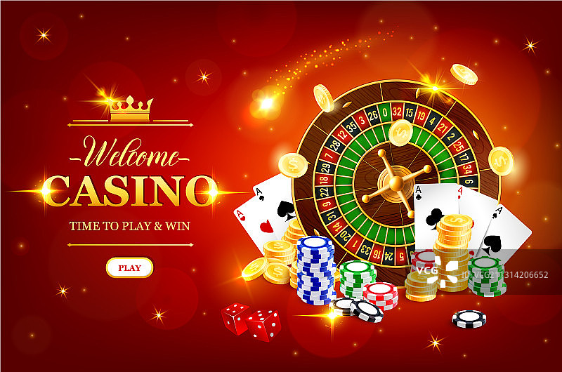 在线赌场幸运轮盘赌图片素材