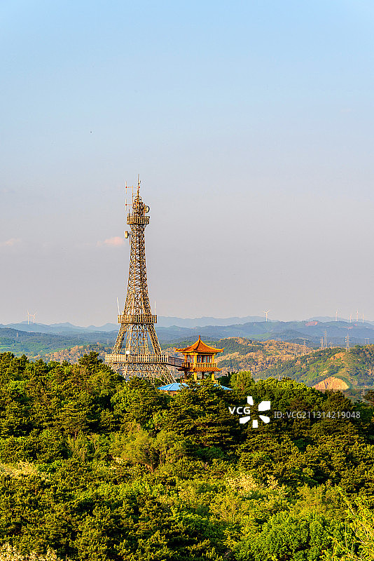 中国辽宁铁岭龙首山风光图片素材