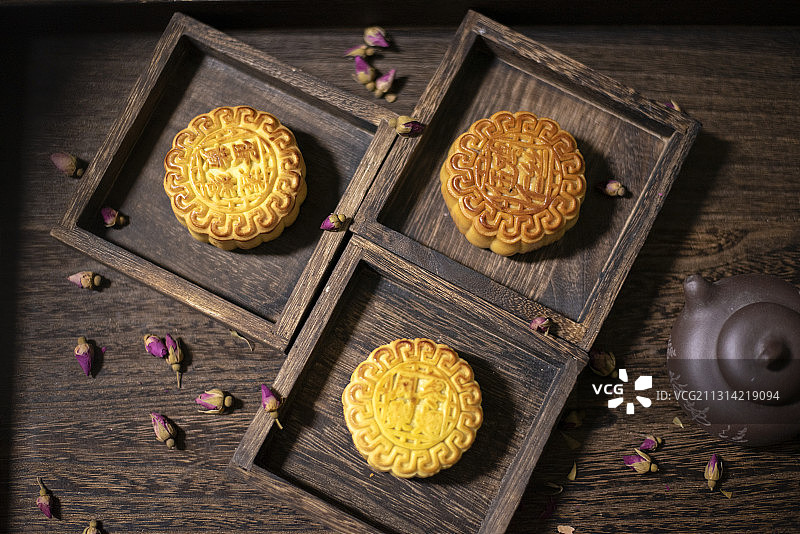 团圆是月饼最好的馅图片素材