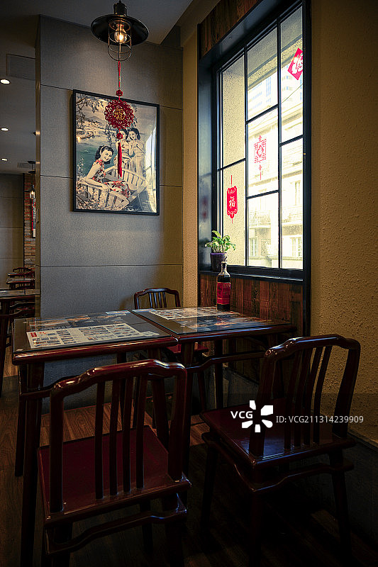 老上海餐厅图片素材