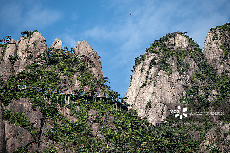 江西省上饶市5A级景区-三清山，道教名山，世界自然遗产地图片素材