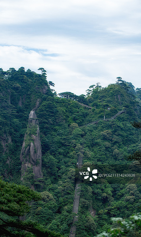 江西省上饶市5A级景区-三清山，道教名山，世界自然遗产地图片素材