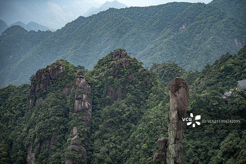 江西省上饶市5A级景区-三清山，道教名山，世界自然遗产地图片素材
