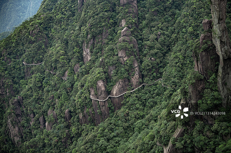 江西省上饶市5A级景区-三清山，道教名山，世界自然遗产地图片素材