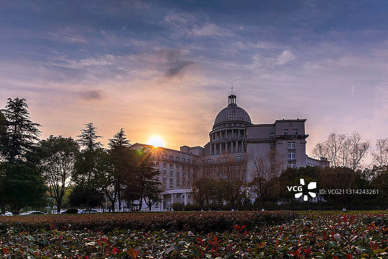 南京雨花区政府-办公大楼图片素材