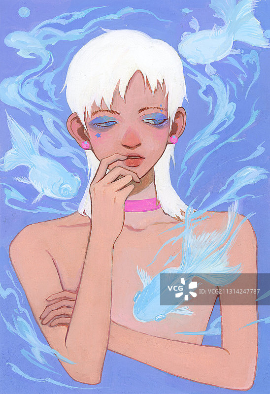 少年系列插画图片素材