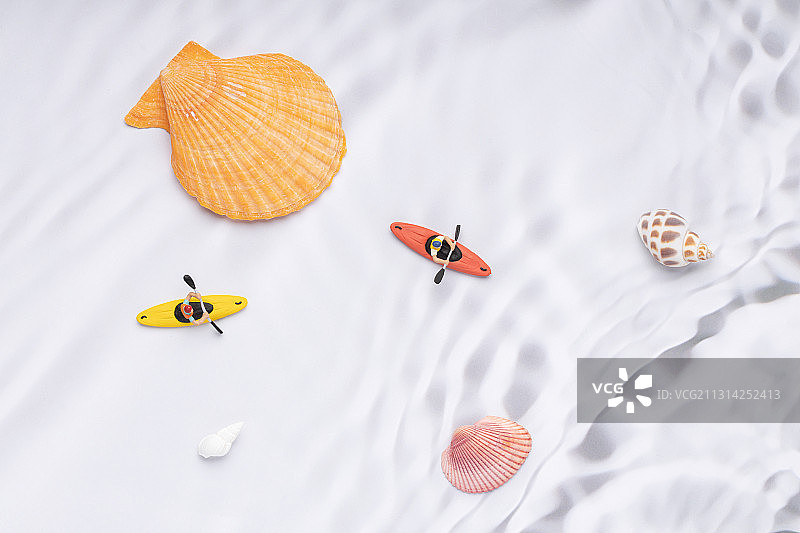 海边微缩景观图片素材