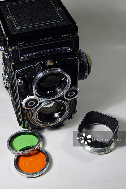 传统胶卷相机镜头滤色片图片图片素材