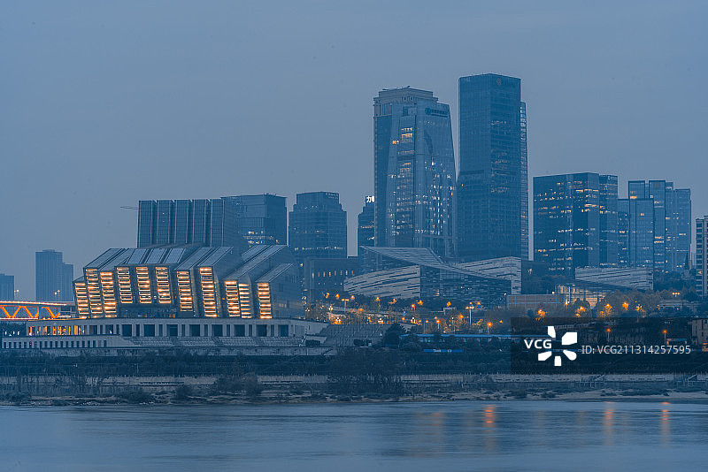 重庆南滨路夜景图片素材