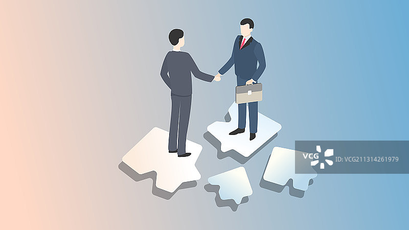 商务对接图片素材