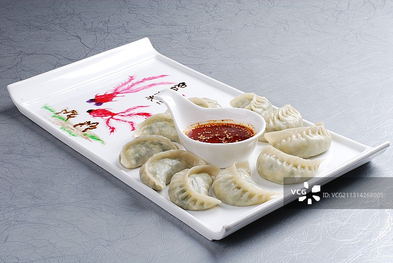 中国 传统美食蒸饺图片素材