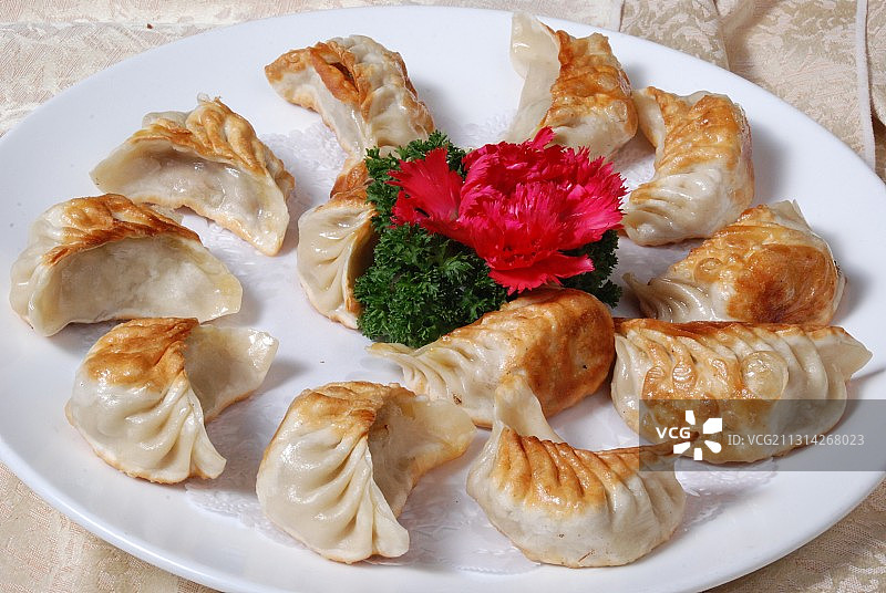 中国 传统美食饺子图片素材