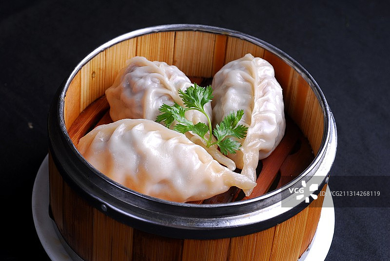 中国 传统美食牛肉饺图片素材