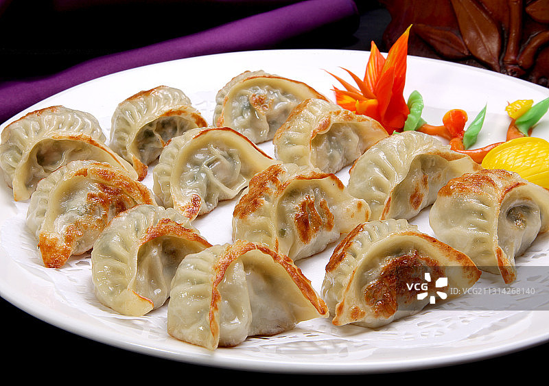 中国 传统美食饺子图片素材