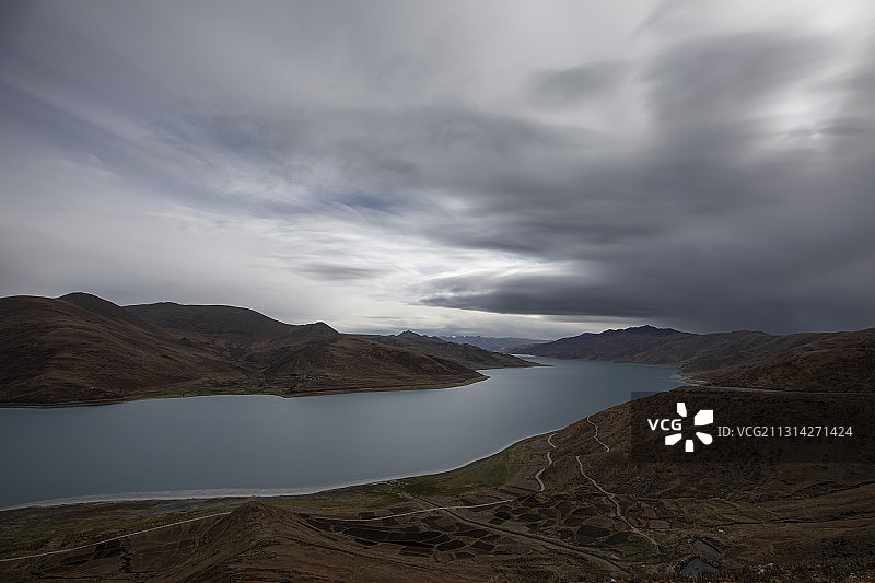 西藏羊卓雍错图片素材