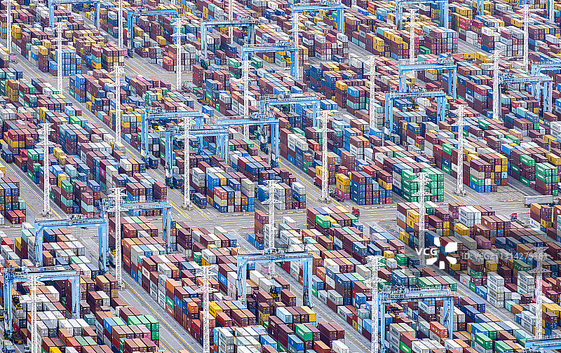 浙江省宁波市北仑区宁波北仑舟山港口图片素材