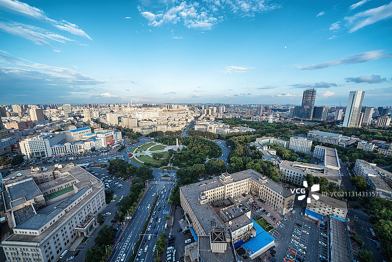 长春城市风光图片素材