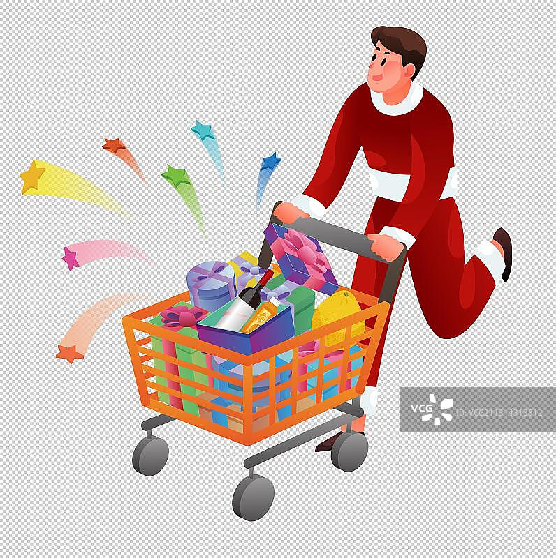 超市购物图片素材