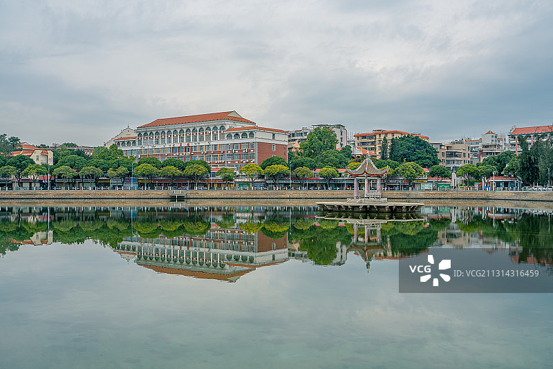 福建厦门的集美学村图片素材