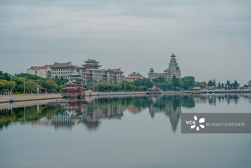 福建厦门的集美学村图片素材