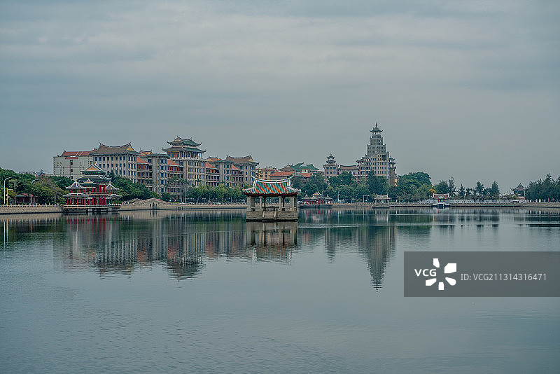 福建厦门的集美学村图片素材