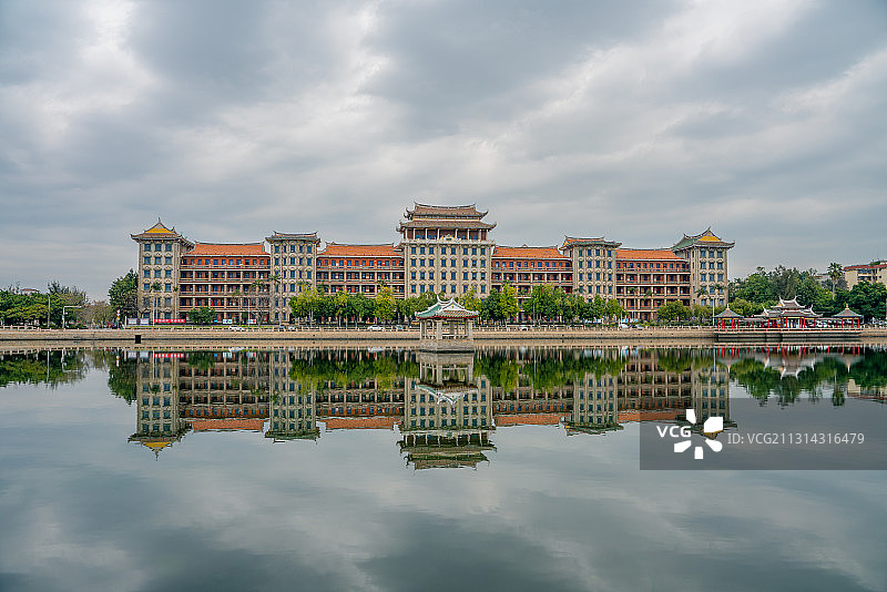 福建厦门的集美学村图片素材