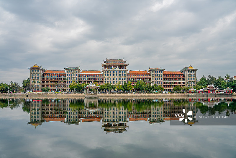福建厦门的集美学村图片素材