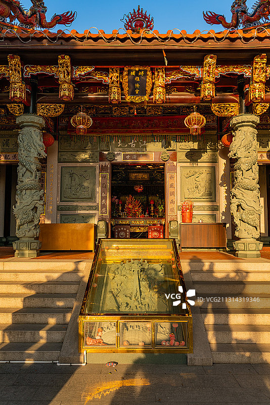 福建泉州，蟳埔村，妈祖庙图片素材