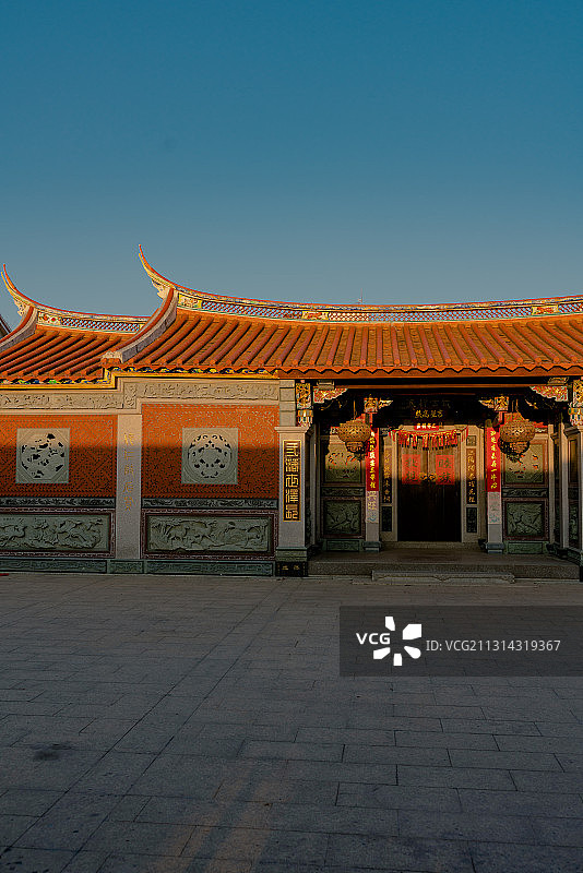 福建泉州，蟳埔村，妈祖庙图片素材