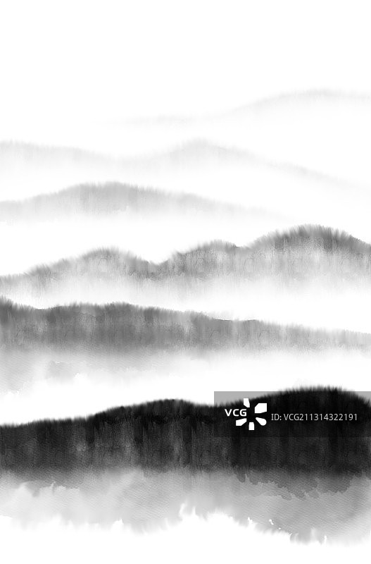 水墨山水图片素材