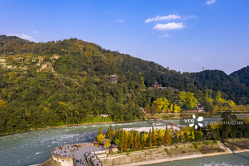 四川成都：都江堰图片素材