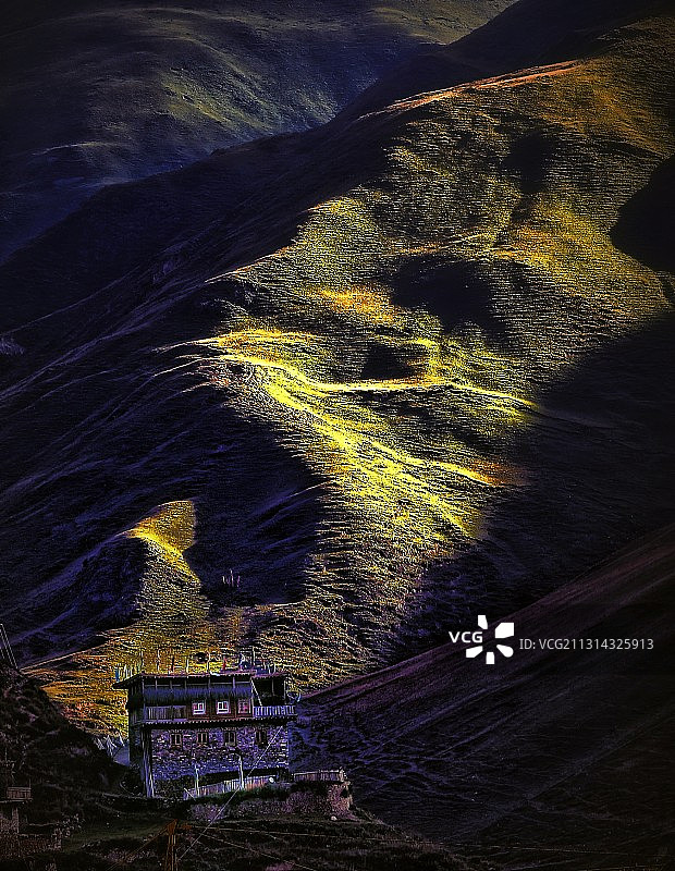 川西藏家图片素材