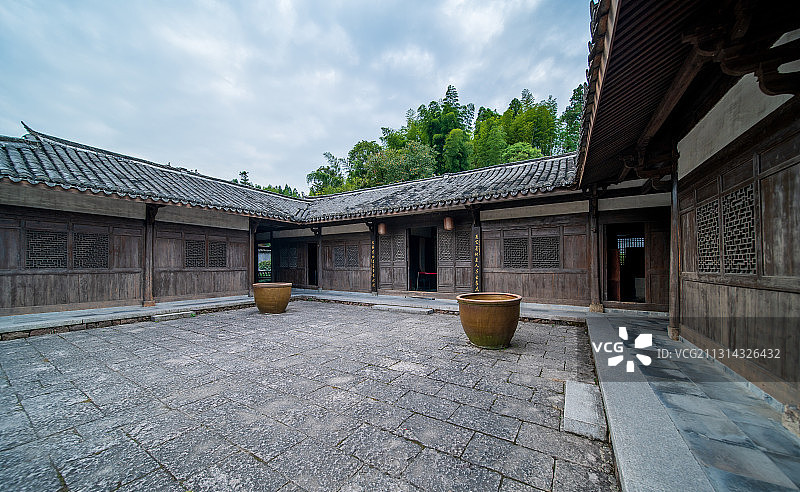 浙江省温州市文成县伯温故里景区，看看一代人豪刘伯温图片素材
