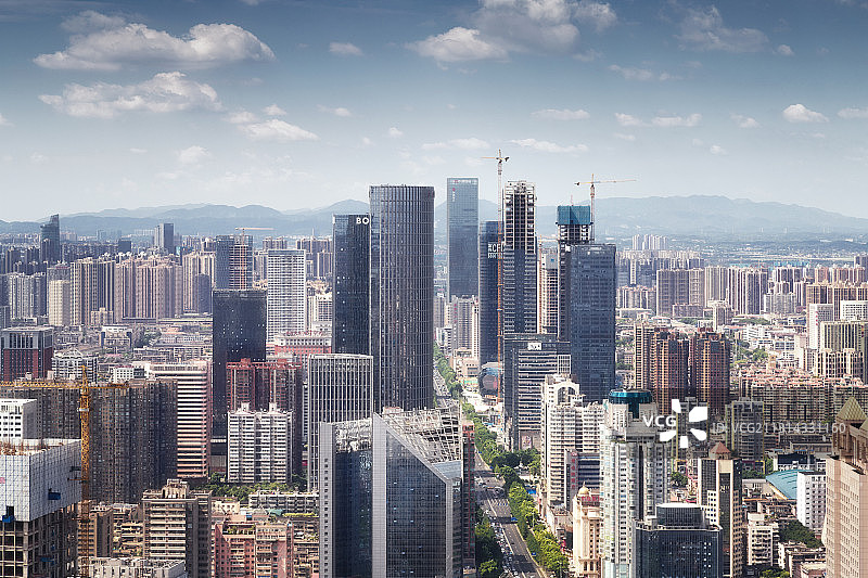 长沙北辰天际线城市风光图片素材