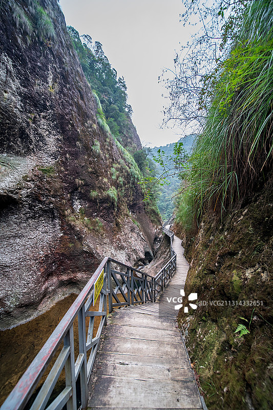 浙江省温州市文成县4A级景区铜铃山-隐藏着地质奇观“穴壶”图片素材