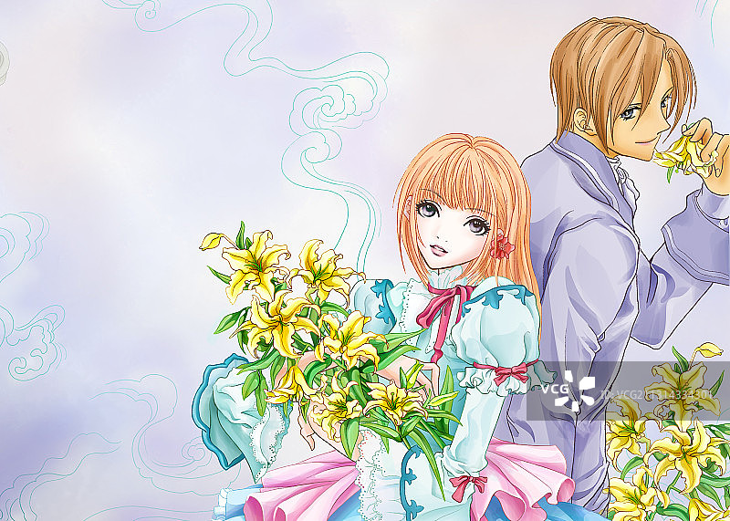 漫画插画图片素材