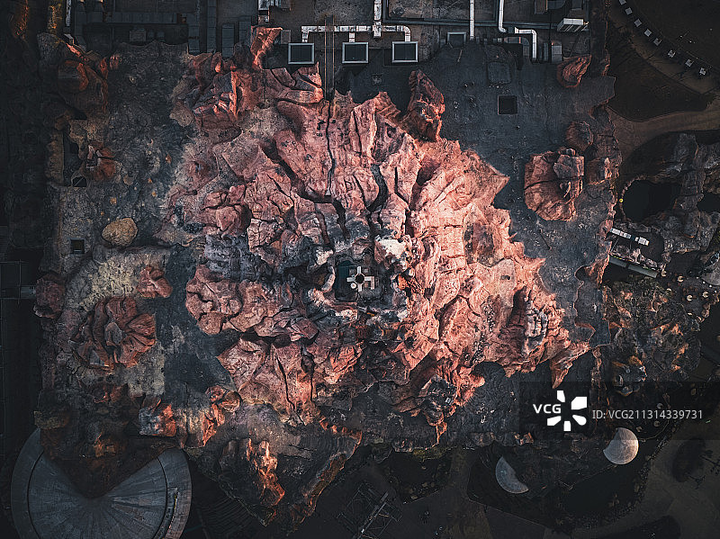 电脑网络游戏星际争霸虫族母巢火山再现图片素材