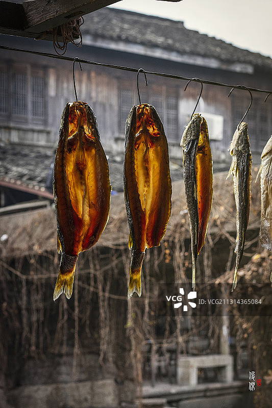 绍兴特产年味鱼干图片素材