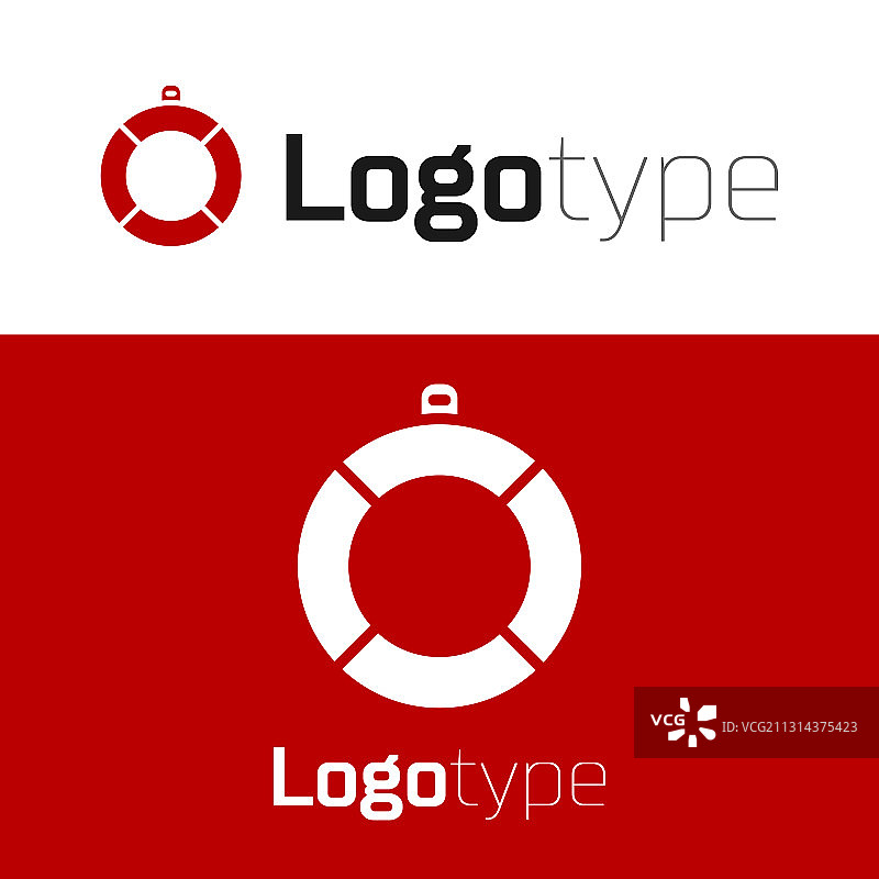 红色救生圈图标图片素材