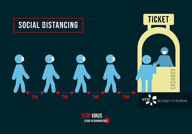 人们排队买票图片素材
