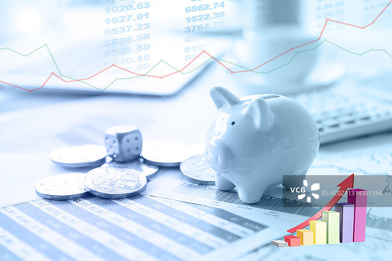 股市储蓄和选择图片素材